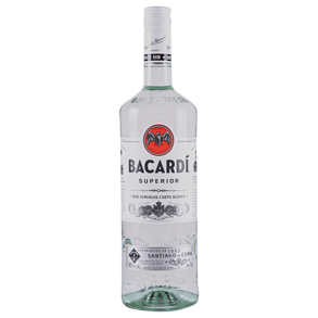 Bacardi Superior Silver Rum 1.0 l