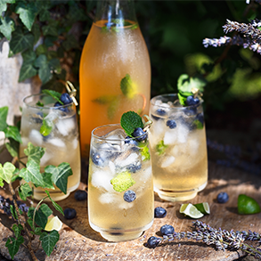 Blueberry Lavender Mojito